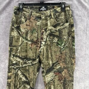 Mossy Oak Break Up Pants Mens 36x34 (34x32) Camo Hunting Outdoors